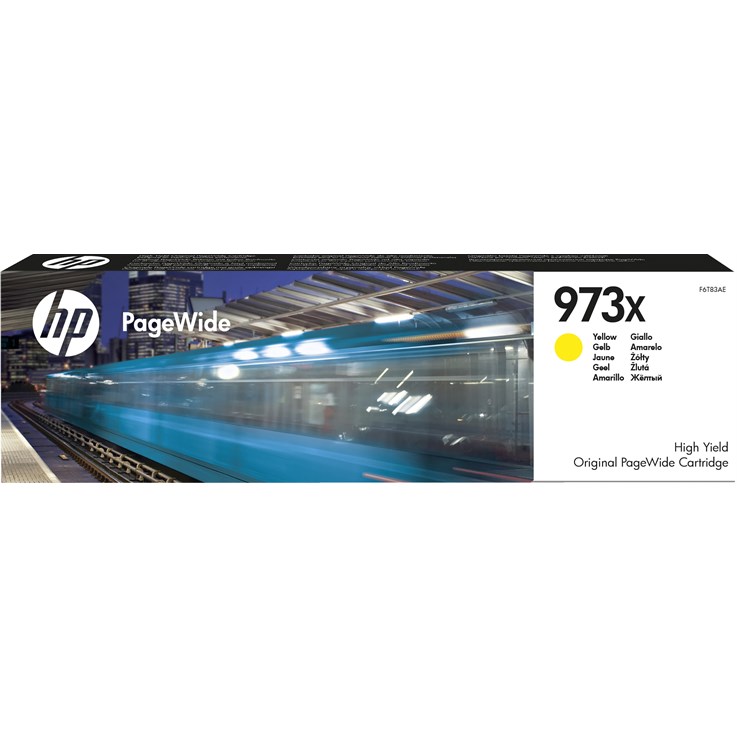 HP 973X High Yield Yellow Original PageWide Cartridge