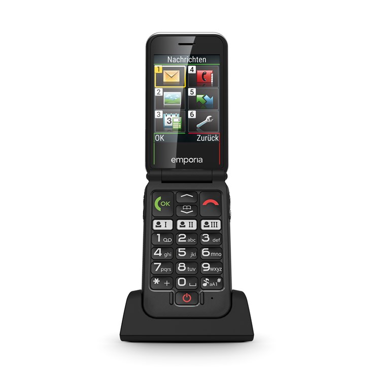 Emporia emporiaJOY 7.11 cm (2.8") Black Entry-level phone