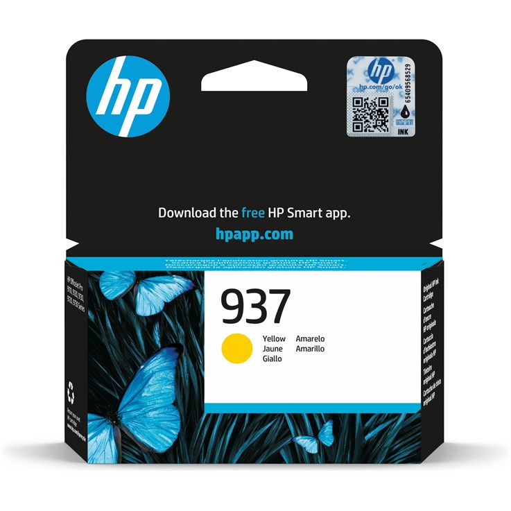 HP 937 Yellow Original Ink Cartridge