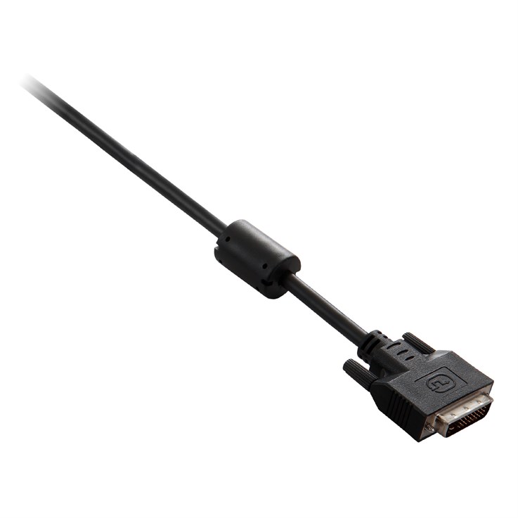 V7 Black Video Cable DVI-D Male to DVI-D Male 3m 10ft