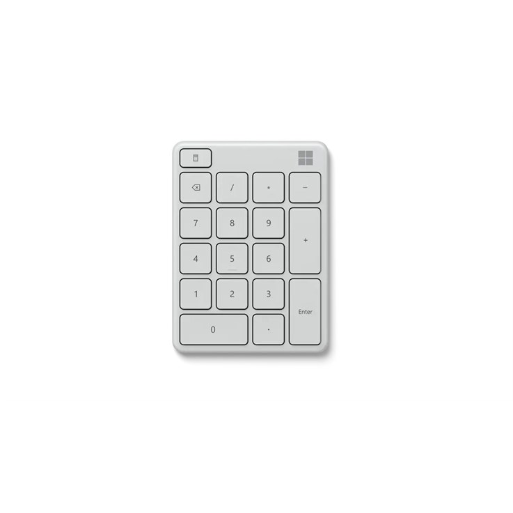 Microsoft Number Pad numeric keypad Universal Bluetooth White