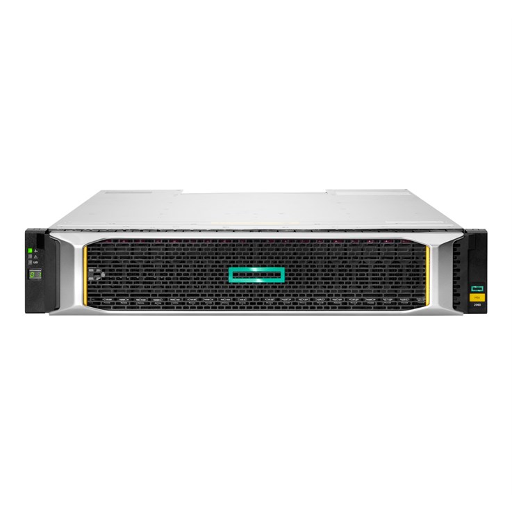 HPE MSA 2060 disk array Rack (2U) Silver, Black