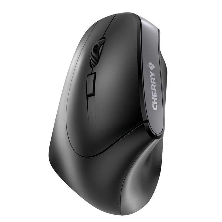 CHERRY MW 4500 LEFT Wireless 45 Degree Mouse, Black, USB