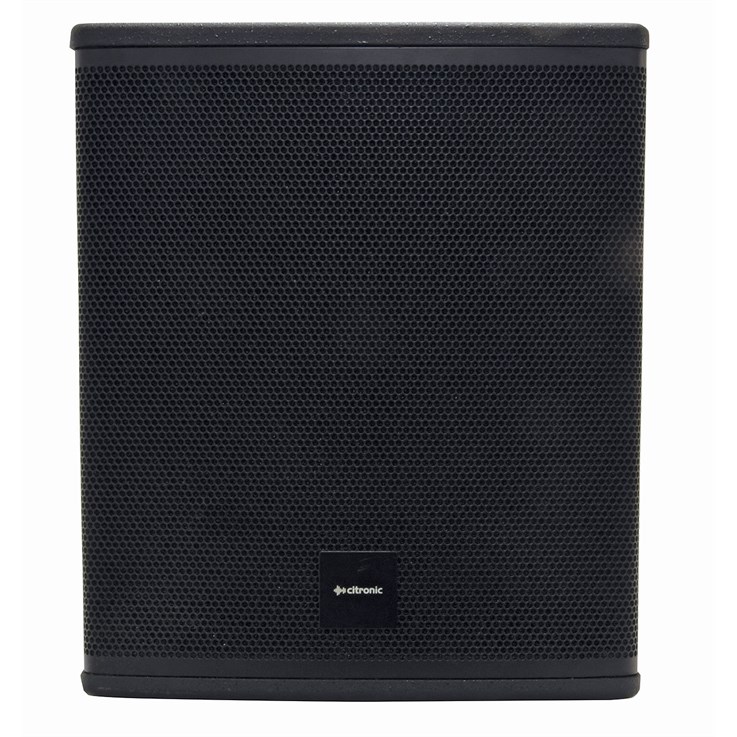 Citronic 178.122UK subwoofer Black Active subwoofer 400 W