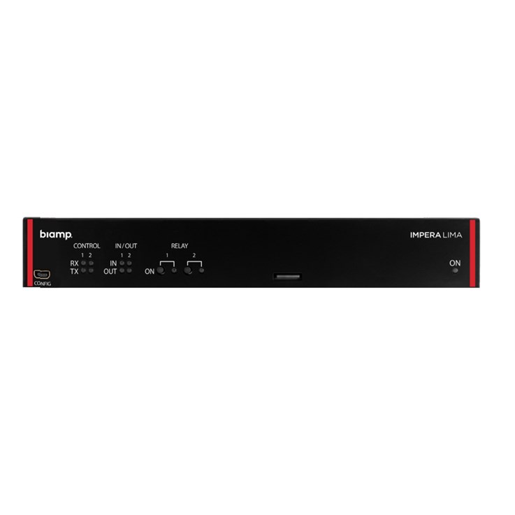 Biamp Impera 910.1879.900 multiroom audio controller Black, Metallic, Red