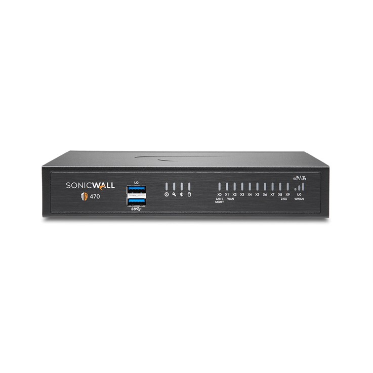 SonicWall TZ470 hardware firewall 3.5 Gbit/s