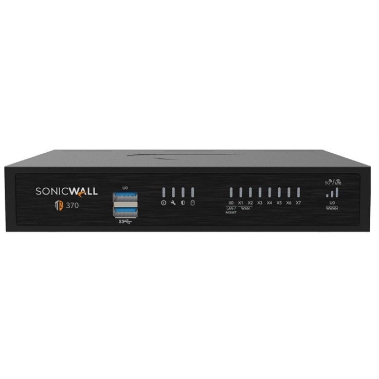 SonicWall TZ370 hardware firewall 0.003 Gbit/s