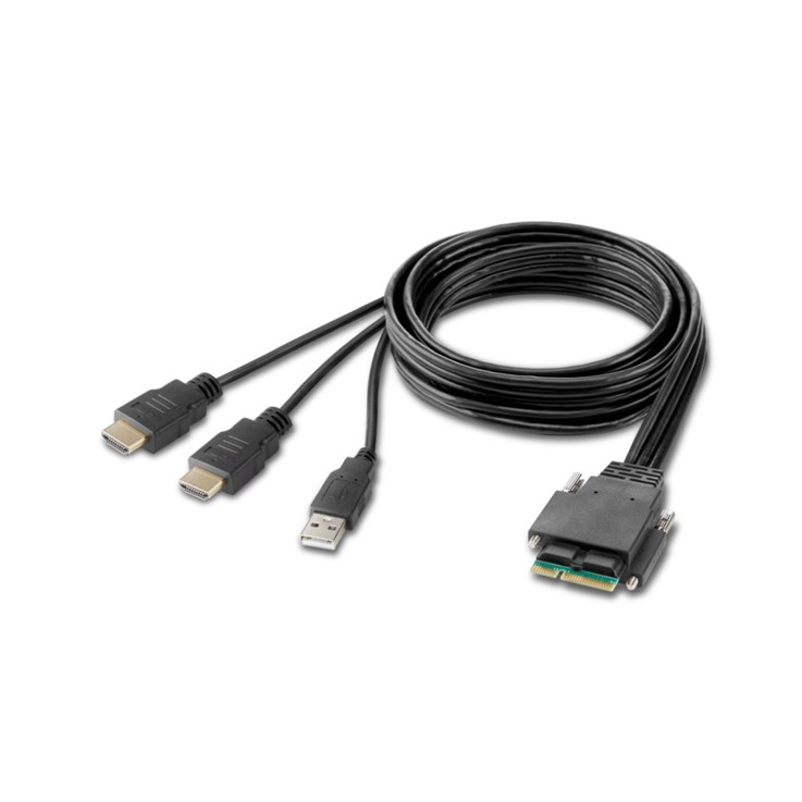 Belkin F1DN2MOD-HC-H06 KVM cable Black 1.8 m