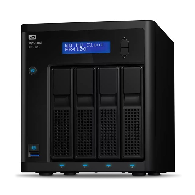 Western Digital My Cloud Pro PR4100 personal cloud storage device 72 TB Ethernet LAN Black