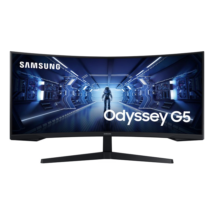 Samsung LC34G55TWWPXXU computer monitor 86.4 cm (34") 3440 x 1440 pixels UltraWide Quad HD LED Black