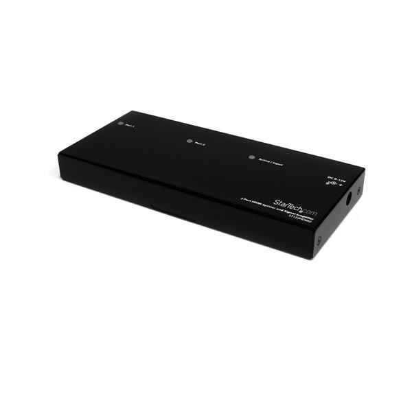 StarTech.com 2-port HDMI splitter and signal amplifier