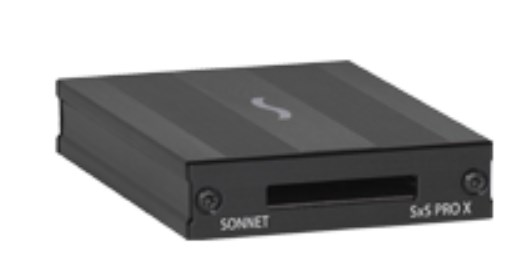 Sonnet SxS PRO X card reader Thunderbolt 3 Black