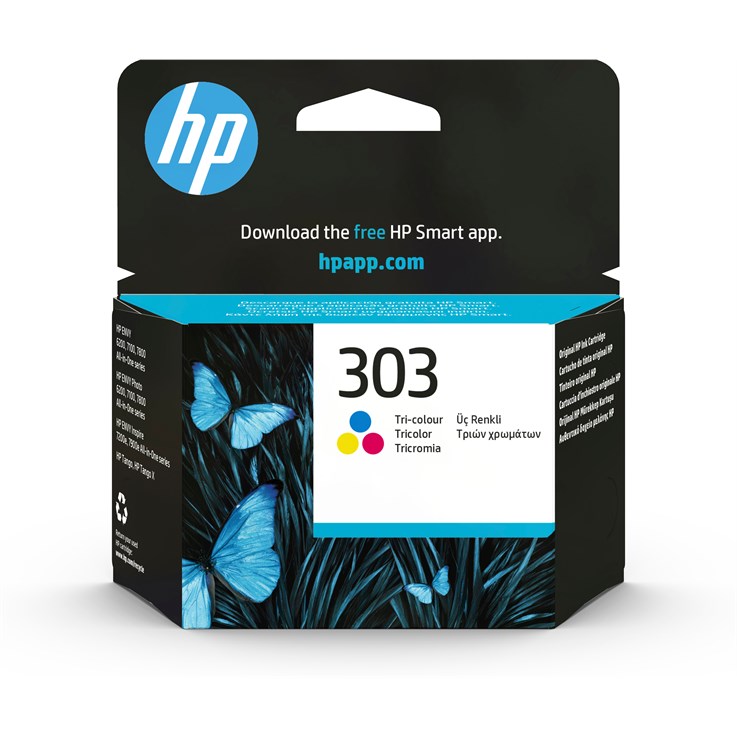 HP 303 Tri-color Original Ink Cartridge