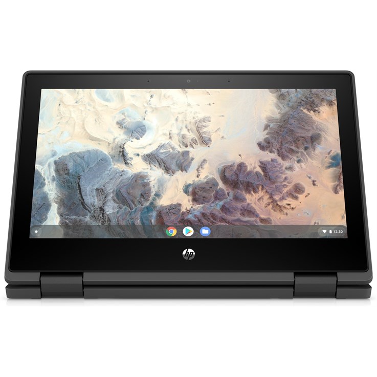 HP Chromebook x360 11 G4 Intel® Celeron® N4500 29.5 cm (11.6") Touchscreen HD 4 GB LPDDR4x-SDRAM 32 GB eMMC Wi-Fi 6 (802.11ax) ChromeOS Black