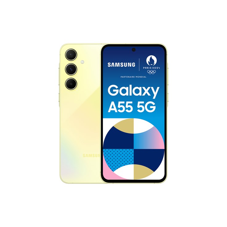 Samsung Galaxy A55 5G 16.8 cm (6.6") Hybrid Dual SIM Android 14 USB Type-C 8 GB 128 GB 5000 mAh Yellow