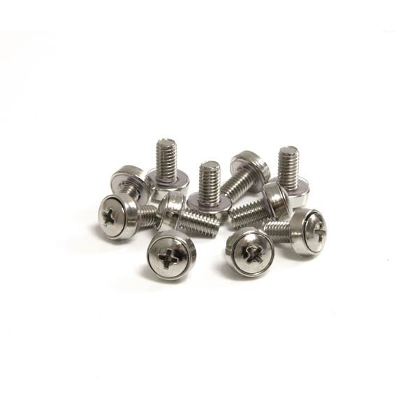 StarTech.com 50 Pkg M6 Mounting Screws for Server Rack Cabinet