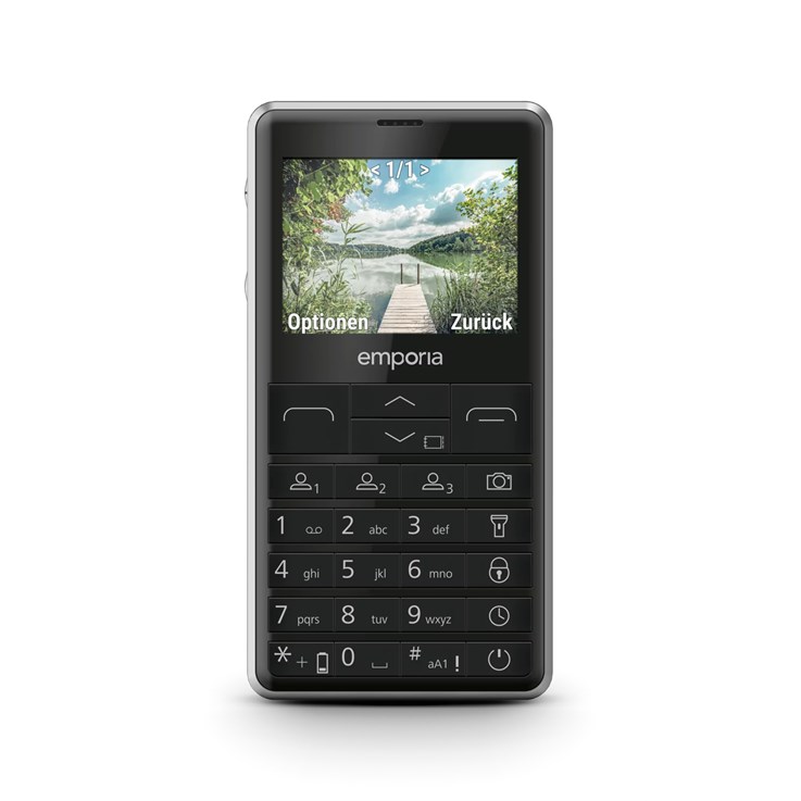 Emporia PRIME-LTE 5.87 cm (2.31") 107 g Black Senior phone