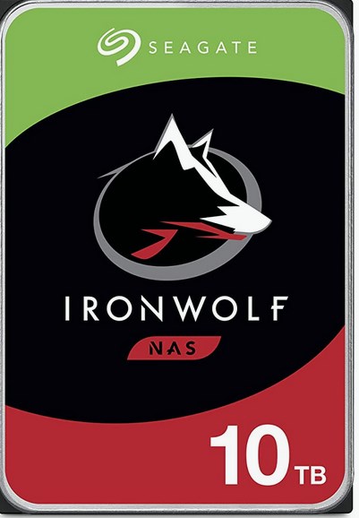 Seagate IronWolf ST10000VN000 internal hard drive 10 TB 7200 RPM 256 MB 3.5" Serial ATA III