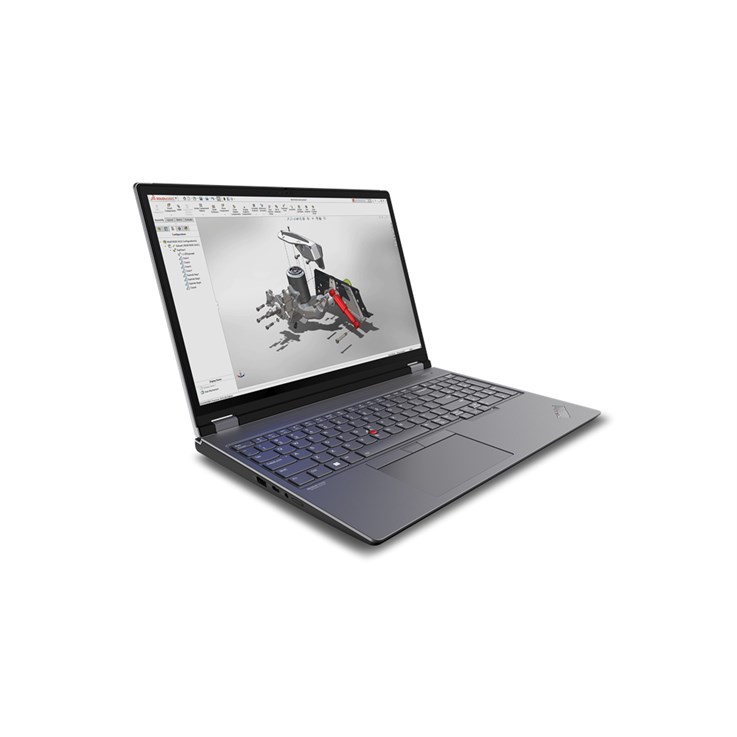 Lenovo ThinkPad P16 Intel® Core™ i7 i7-13700HX Mobile workstation 40.6 cm (16") WQXGA 16 GB DDR5-SDRAM 512 GB SSD NVIDIA RTX A1000 Wi-Fi 6E (802.11ax) Windows 11 Pro Grey, Black