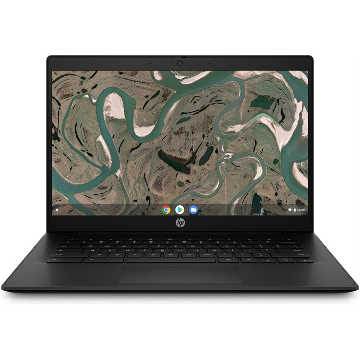 HP Chromebook 14 G7 Intel® Celeron® N5100 35.6 cm (14") Full HD 4 GB LPDDR4x-SDRAM 32 GB eMMC Wi-Fi 6 (802.11ax) ChromeOS Black