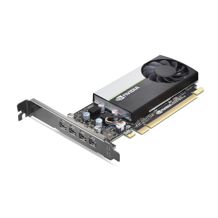 Lenovo NVIDIA T1000 4GB GDDR6, 128-bit, 896 CUDA Cores, PCI Express 3.0 x 16, 4xMini DisplayPort, 50 W