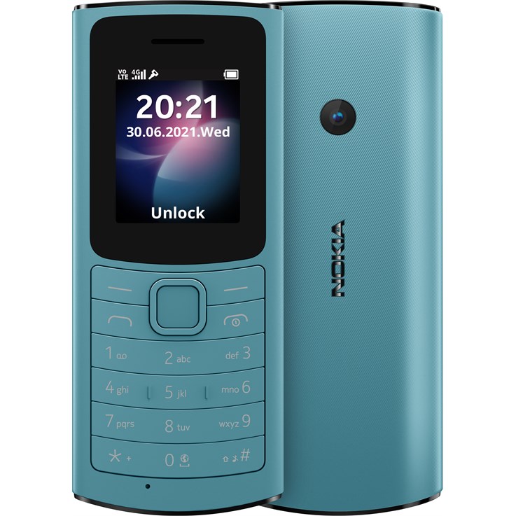 Nokia 110 4G 4.57 cm (1.8") 84.4 g Blue