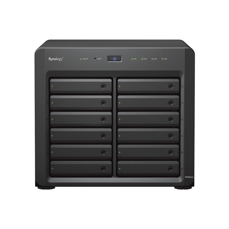 Synology DiskStation DS3622xs+ NAS Tower Intel® Xeon® D D-1531 16 GB DDR4 DiskStation Manager Black