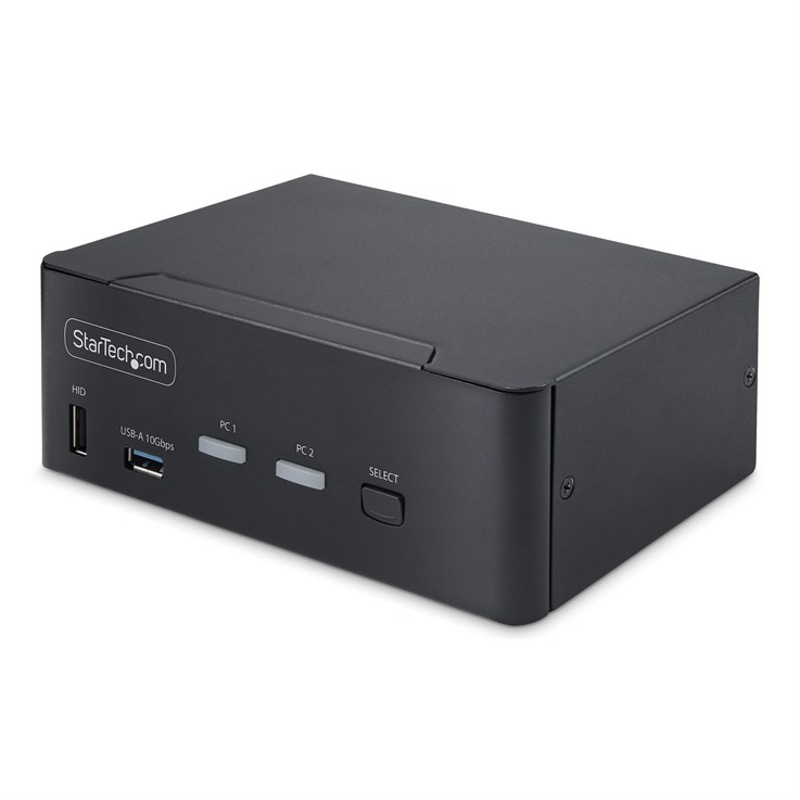 StarTech.com 2-Port Dual-Monitor DP 1.4 KVM switch