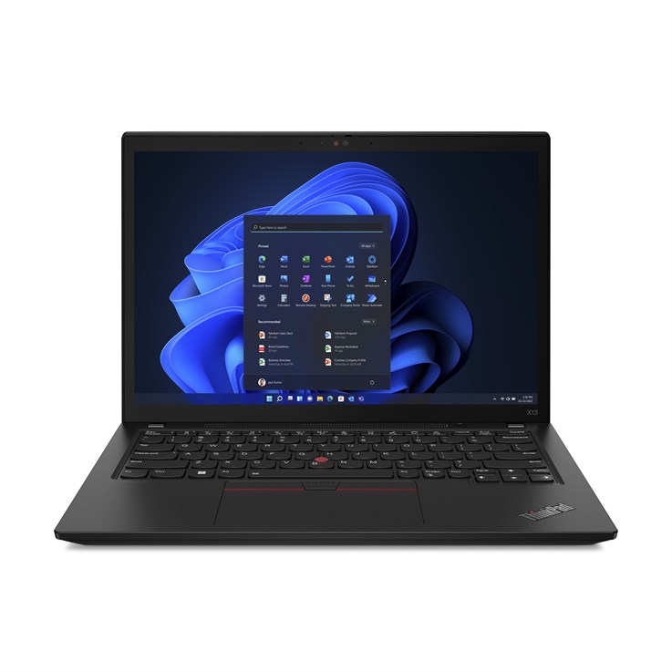 Lenovo ThinkPad X13 Gen 3 (Intel) Intel® Core™ i5 i5-1235U Laptop 33.8 cm (13.3") WUXGA 16 GB LPDDR5-SDRAM 256 GB SSD Wi-Fi 6E (802.11ax) Windows 11 Pro Black