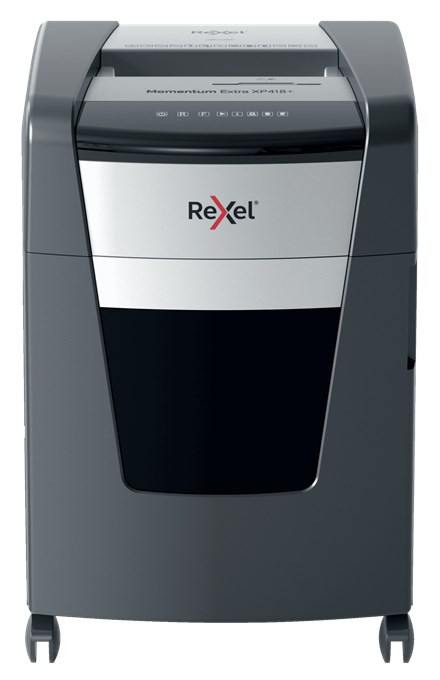 Rexel XP418+ paper shredder Cross shredding 55 dB Black