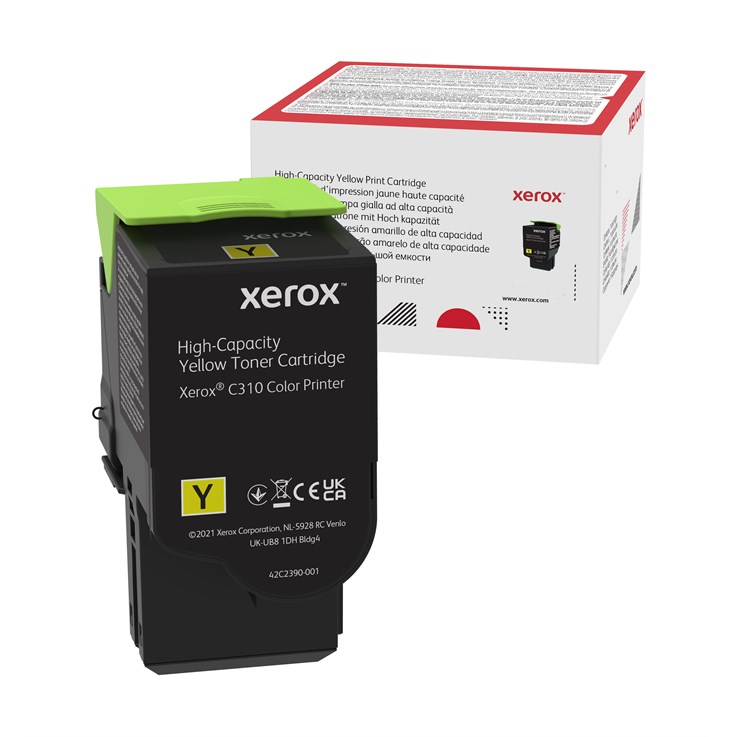 Xerox Genuine ® C310 Color Printer​/​C315 Color Multifunction Printer Yellow High capacity Toner Cartridge (5500 Pages) - 006R04367