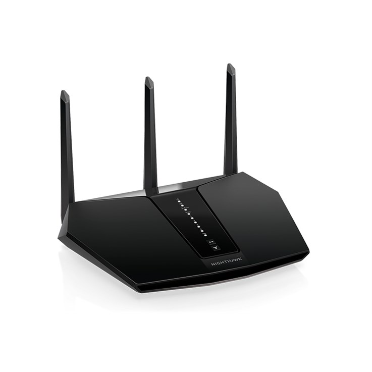 NETGEAR Nighthawk AX/5-Stream AX2400 WiFi 6 Router (RAX30) wireless router Gigabit Ethernet Dual-band (2.4 GHz / 5 GHz) Black