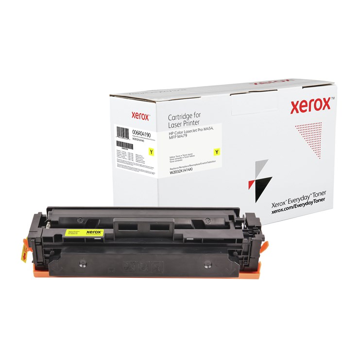 Everyday ™ Yellow Toner by Xerox compatible with HP 415X (W2032X), High capacity