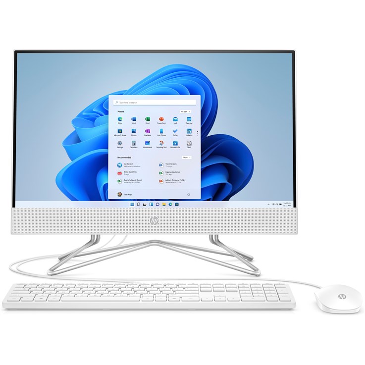 HP 22-dd2022na Intel® Core™ i3 i3-1215U 54.6 cm (21.5") 1920 x 1080 pixels All-in-One PC 8 GB DDR4-SDRAM 256 GB SSD Windows 11 Home Wi-Fi 5 (802.11ac) White