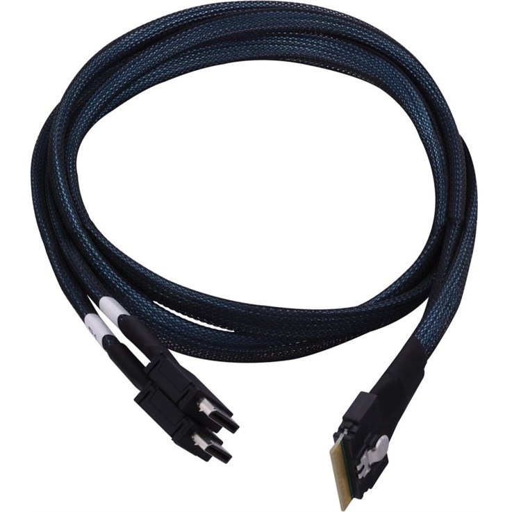 Microchip Technology 2304800-R Serial Attached SCSI (SAS) cable 0.8 m Black