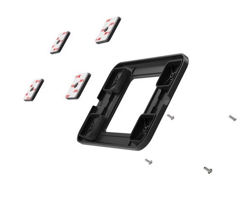 Compulocks Universal Invisible Mount Plate Black