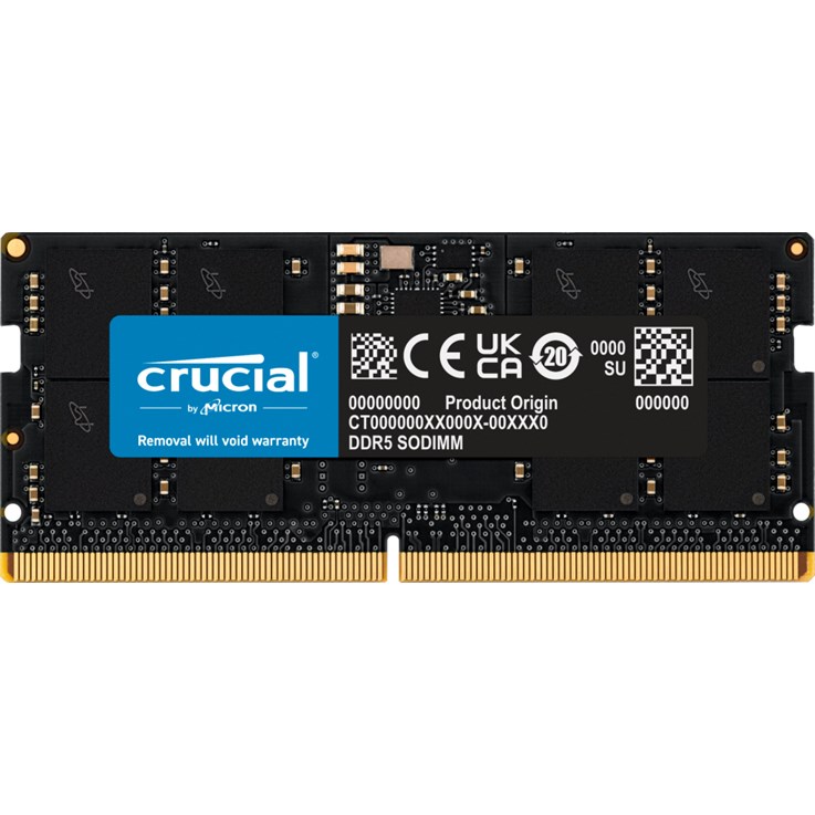 Crucial CT16G56C46S5 memory module 16 GB 1 x 16 GB DDR5 5600 MHz ECC