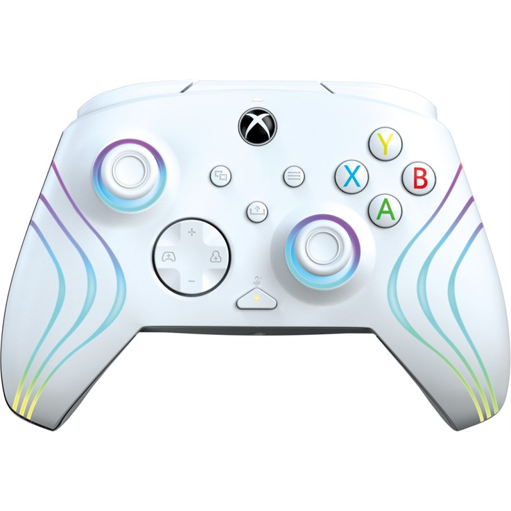 PDP Afterglow Wave Wired Controller: White For Xbox Series X|S, Xbox One & Windows 10/11