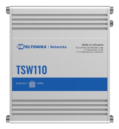 Teltonika TSW110 Unmanaged Gigabit Ethernet (10/100/1000) Power over Ethernet (PoE) Blue, Grey