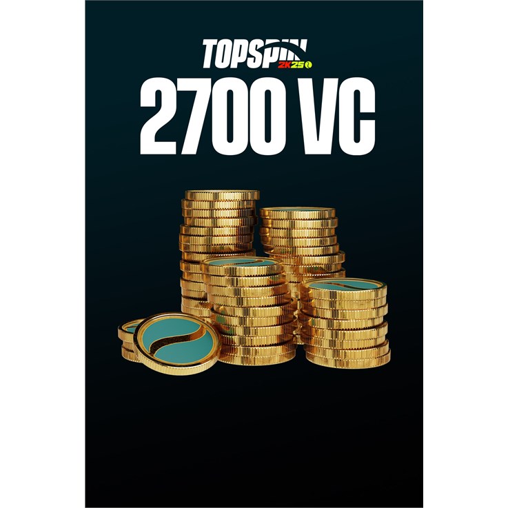 Microsoft TopSpin 2K25 2.700 Virtual Currency Pack