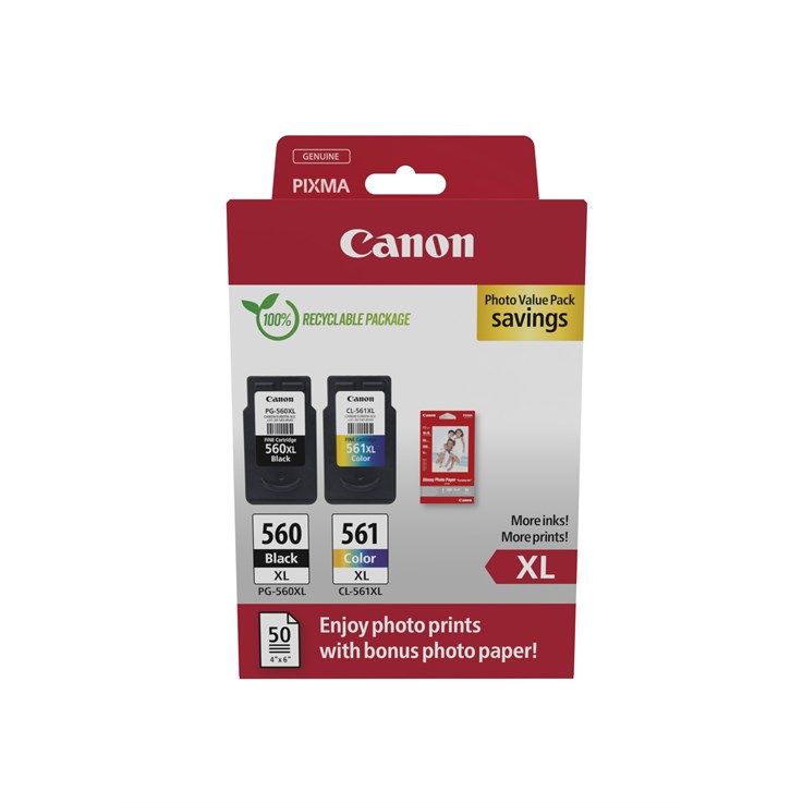 Canon 3712C008 ink cartridge 2 pc(s) Original High (XL) Yield Black, Cyan, Magenta, Yellow