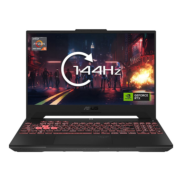 ASUS TUF Gaming A15 FA507NU-LP101W AMD Ryzen™ 5 7535HS Laptop 39.6 cm (15.6") Full HD 16 GB DDR5-SDRAM 512 GB SSD NVIDIA GeForce RTX 4050 Wi-Fi 6 (802.11ax) Windows 11 Home Grey