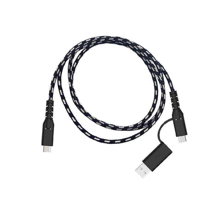 Fairphone ACCABL-1CC-WW1 USB cable USB 2.0 1.2 m USB C Black, White