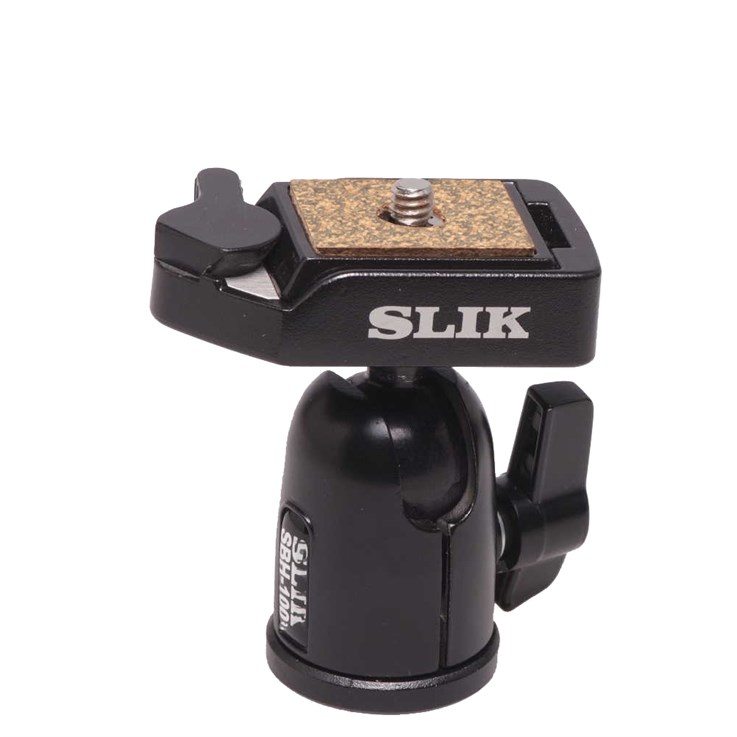 Slik SBH-100DQ tripod head Black 1/4" Ball