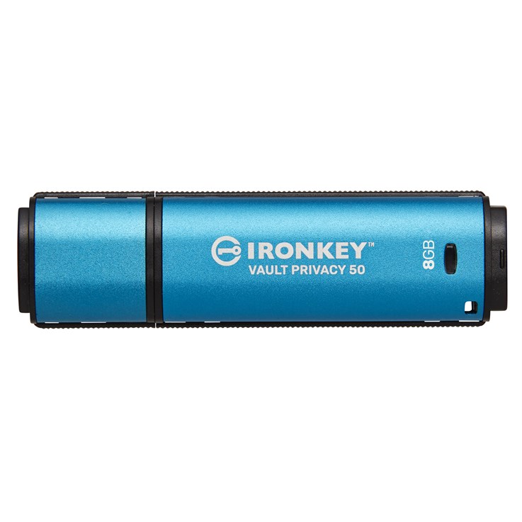 Kingston Technology IronKey 8GB Vault Privacy 50 AES-256 Encrypted, FIPS 197