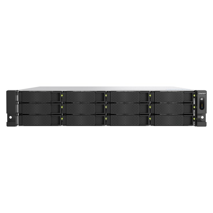 QNAP TS-H1277AXU-RP NAS Rack (2U) AMD Ryzen™ 7 32 GB DDR5 168 TB HDD QuTS hero Black