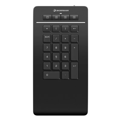 3Dconnexion Numpad Pro numeric keypad Bluetooth/USB/RF Wireless Black