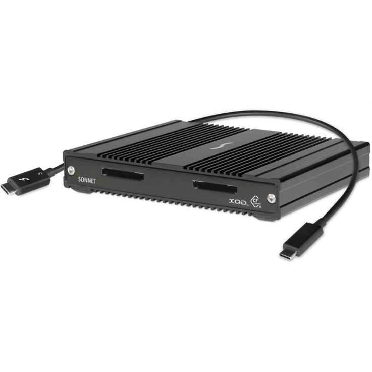 Sonnet SF3 Series - CFexpress/XQD Pro card reader Thunderbolt 3 Black