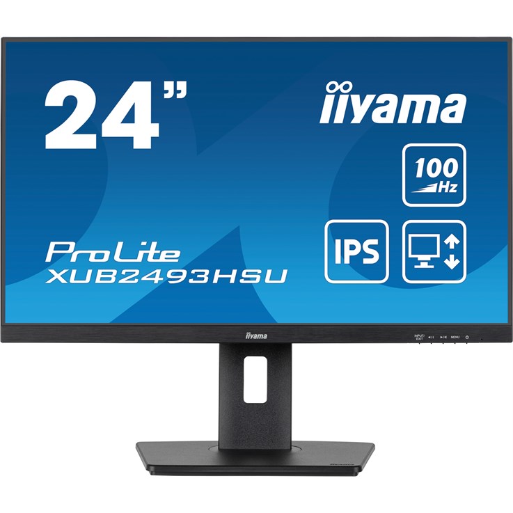 iiyama ProLite XUB2493HSU-B6 computer monitor 60.5 cm (23.8") 1920 x 1080 pixels Full HD LED Black