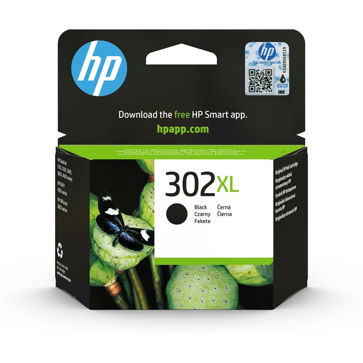 HP 302XL High Yield Black Original Ink Cartridge